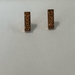 Kendra Scott Gold Sparkle Earrings